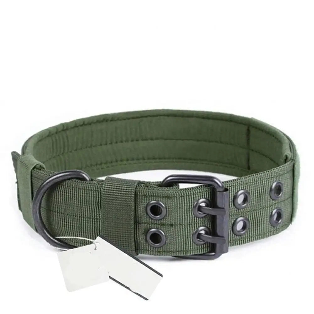 tactical dog collar with custom patch | Ninja New