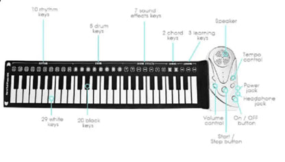 The Portable Roll Up Piano