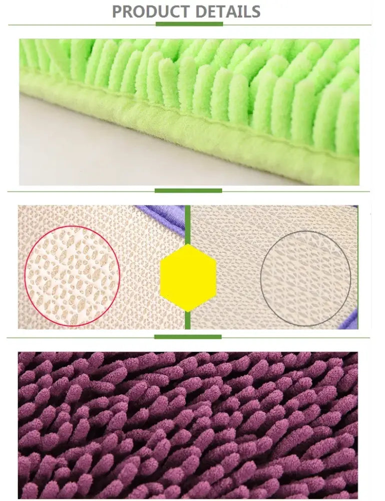 Thick Memory Carpet Bath Mat EVA Absorbent Rug for Toilet, Bathtub & Door