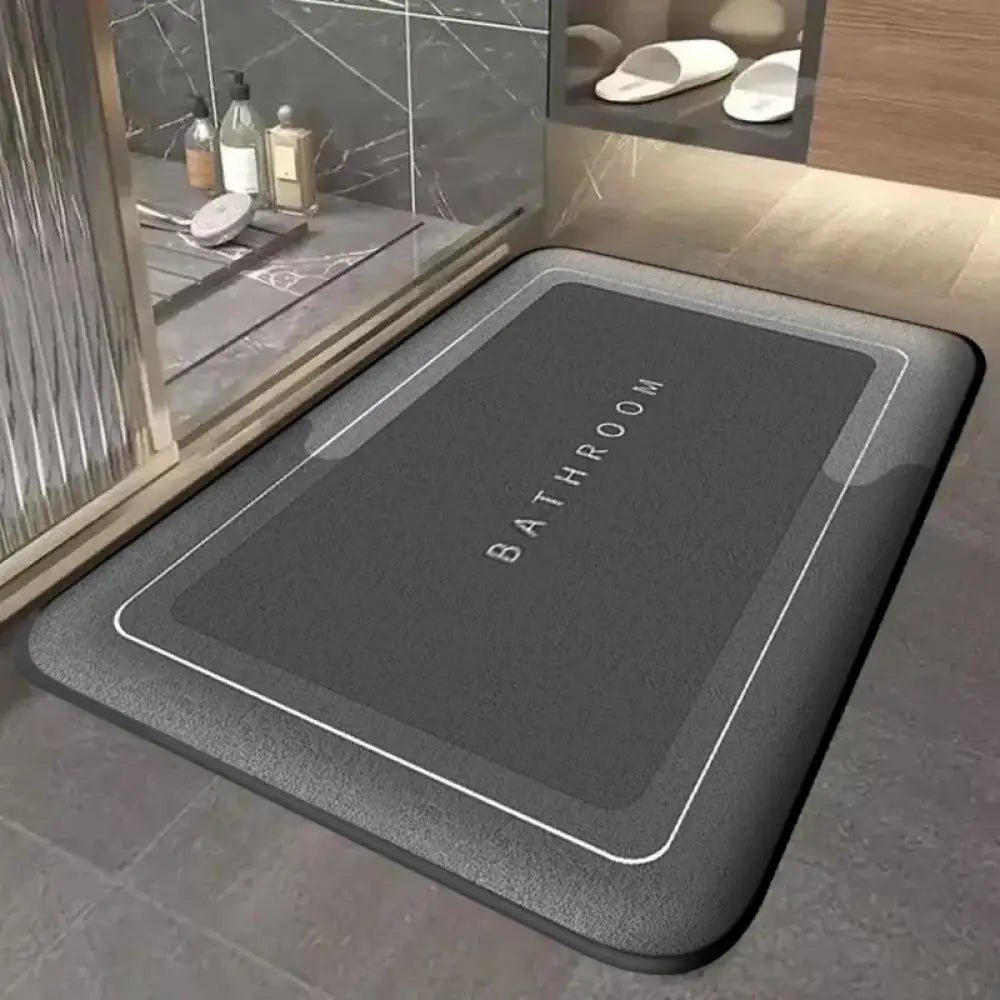 Thickened Absorbent Floor Mat Quick-Drying, Non-Slip Entry Bathroom Mat