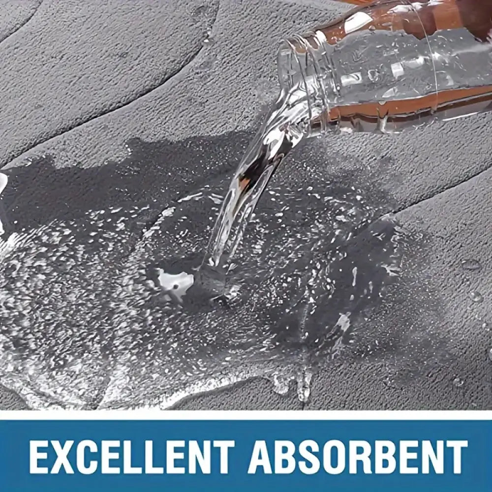 Thickened Absorbent Floor Mat Quick-Drying, Non-Slip Entry Bathroom Mat