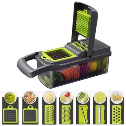 Coupe-légumes mandoline fin, trancheur réglable, couteau sécurisé