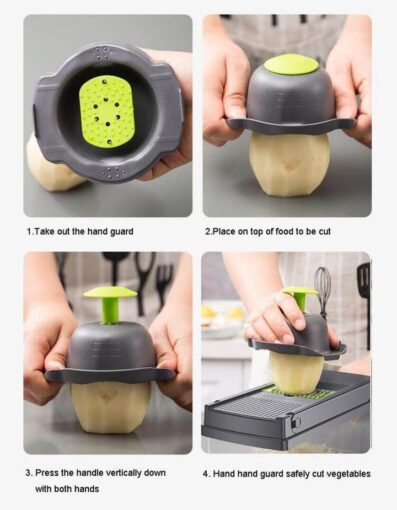 Thin Vegetable Mandoline Slicer Adustable Safe Cutter Machine
