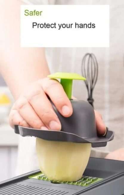 Coupe-légumes mandoline fin, trancheur réglable, couteau sécurisé