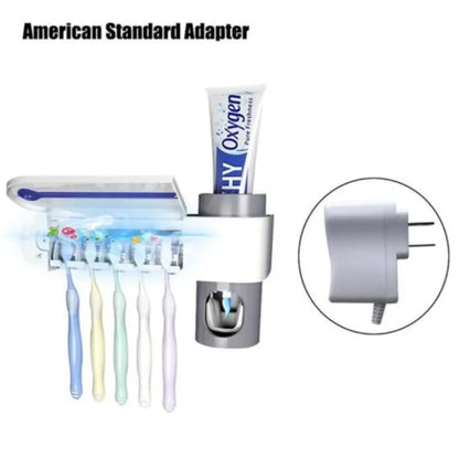 Toothbrush Sanitizer Holder and UV Disinfection