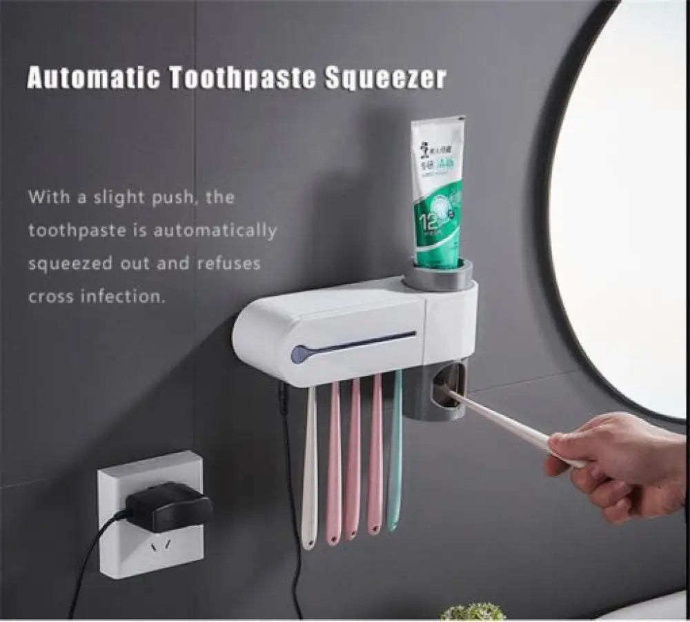Toothbrush Sanitizer Holder and UV Disinfection