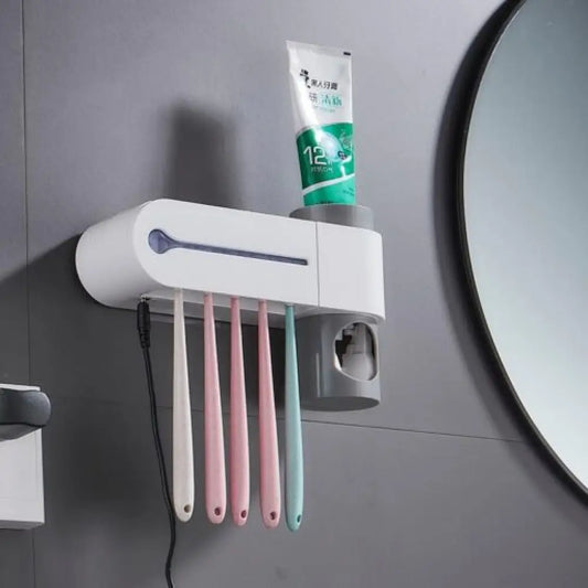 Toothbrush Sanitizer Holder and UV Disinfection