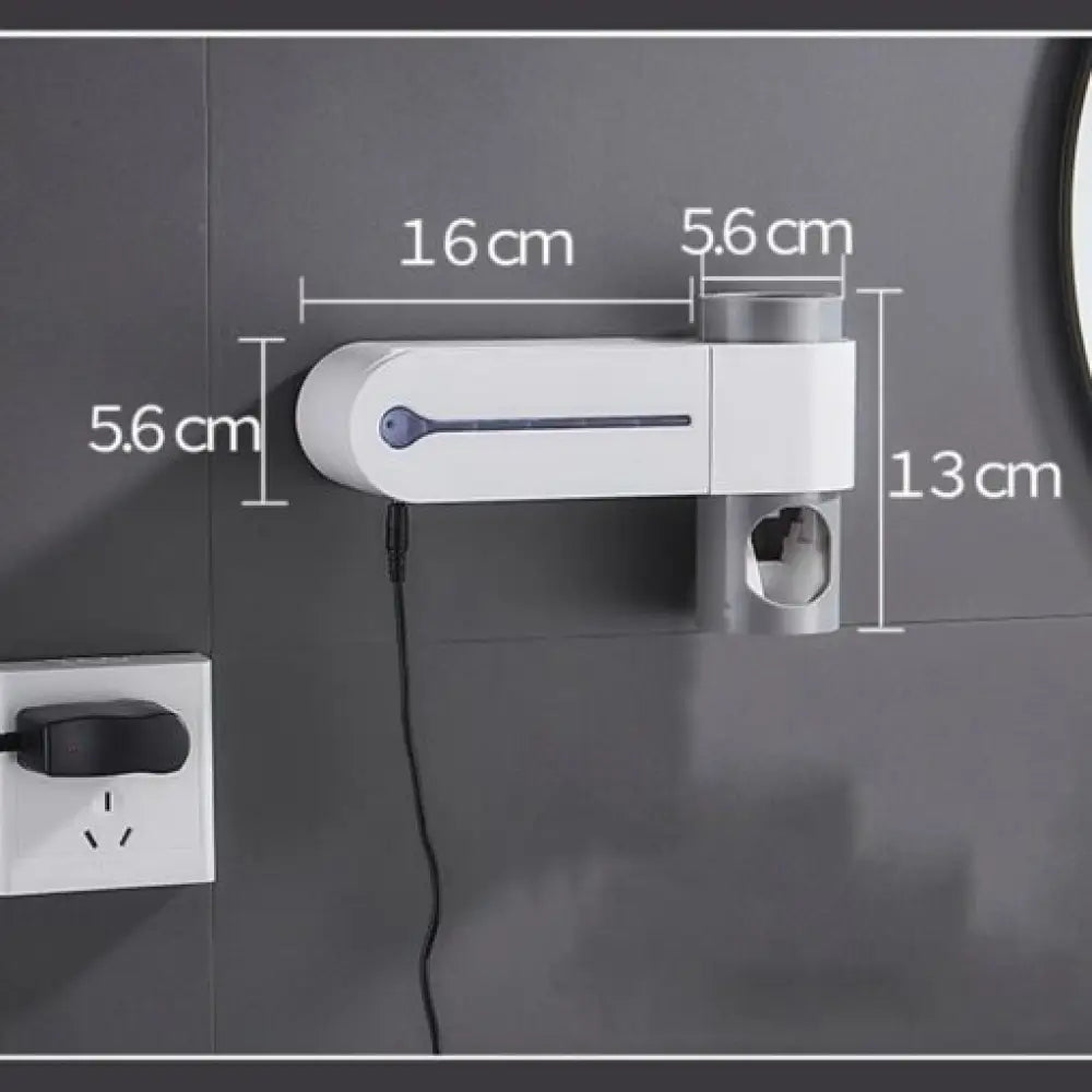 Toothbrush Sanitizer Holder and UV Disinfection