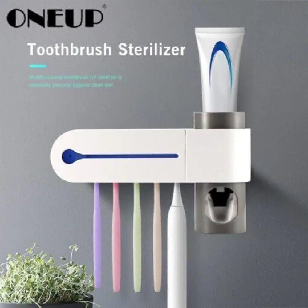 Toothbrush Sanitizer Holder and UV Disinfection