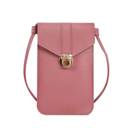 Touchscreen PU Leather Mobile Phone Purse