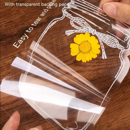 Transparent Dried Flower Bookmarks