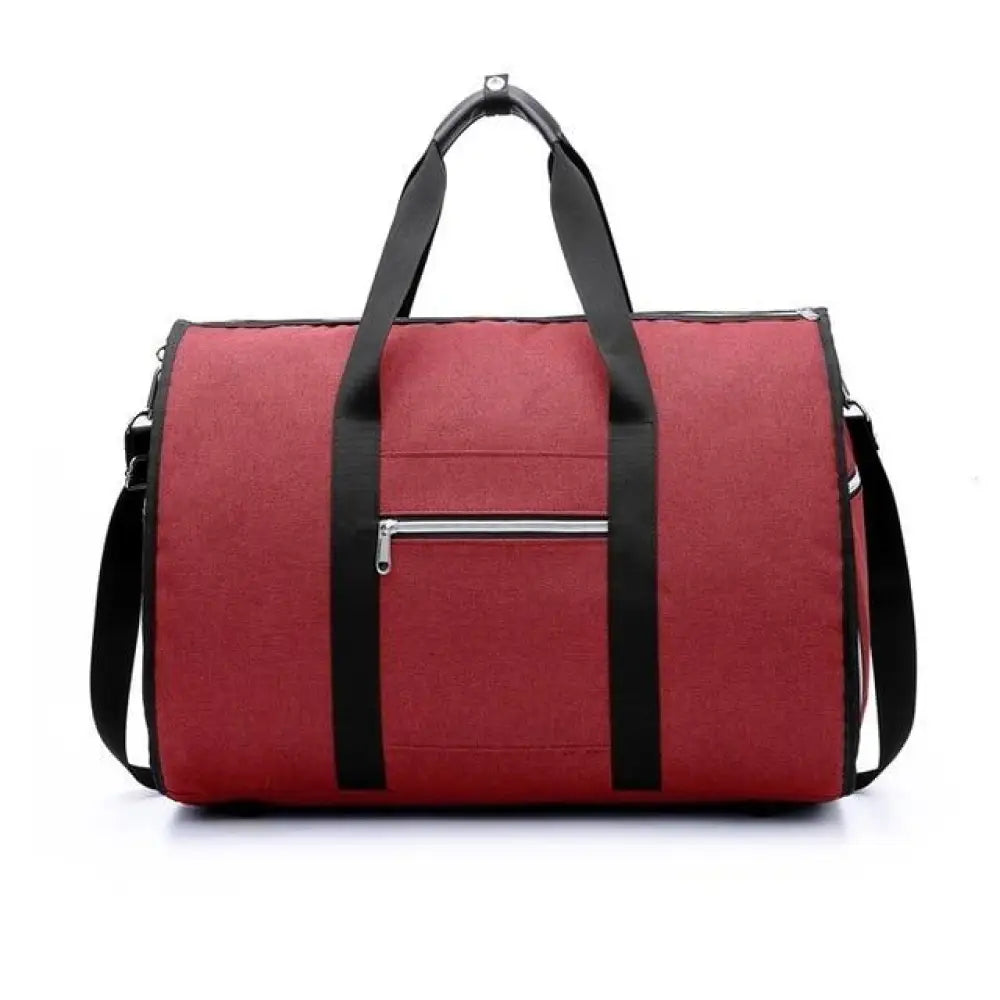 2-in-1 Travel Duffel & Garment Bag — Waterproof Carry-On Weekend Bag