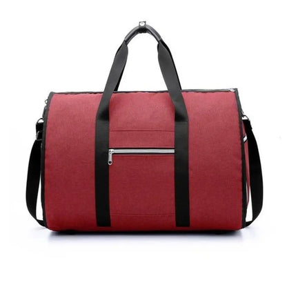 2-in-1 Travel Duffel & Garment Bag — Waterproof Carry-On Weekend Bag