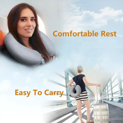 Travel Pillow – U-Shape Memory Foam Neck Pillow