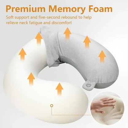 Travel Pillow – U-Shape Memory Foam Neck Pillow