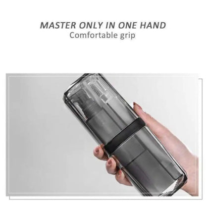 Travel Toiletry Kit — Portable All-in-One Grooming Set with Sub-Bottles