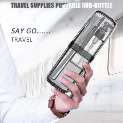 Travel Toiletry Kit — Portable All-in-One Grooming Set with Sub-Bottles
