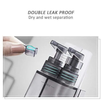 Travel Toiletry Kit — Portable All-in-One Grooming Set with Sub-Bottles