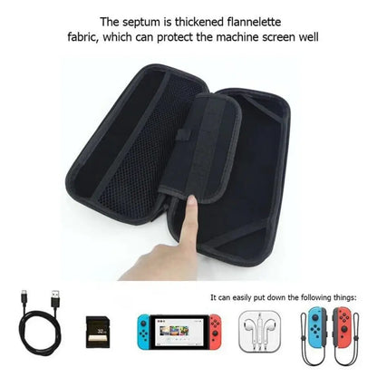 Nintendo Switch Travel Case — Hard Shell Storage Box for Console & Accessories