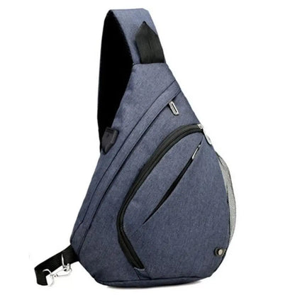 TravelPro™ USB Charging Sling Backpack — Anti-Theft Crossbody with USB Port