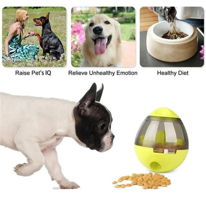 Interactive Pet Treat Dispensing Ball — Slow Feeder Toy for Dogs & Cats