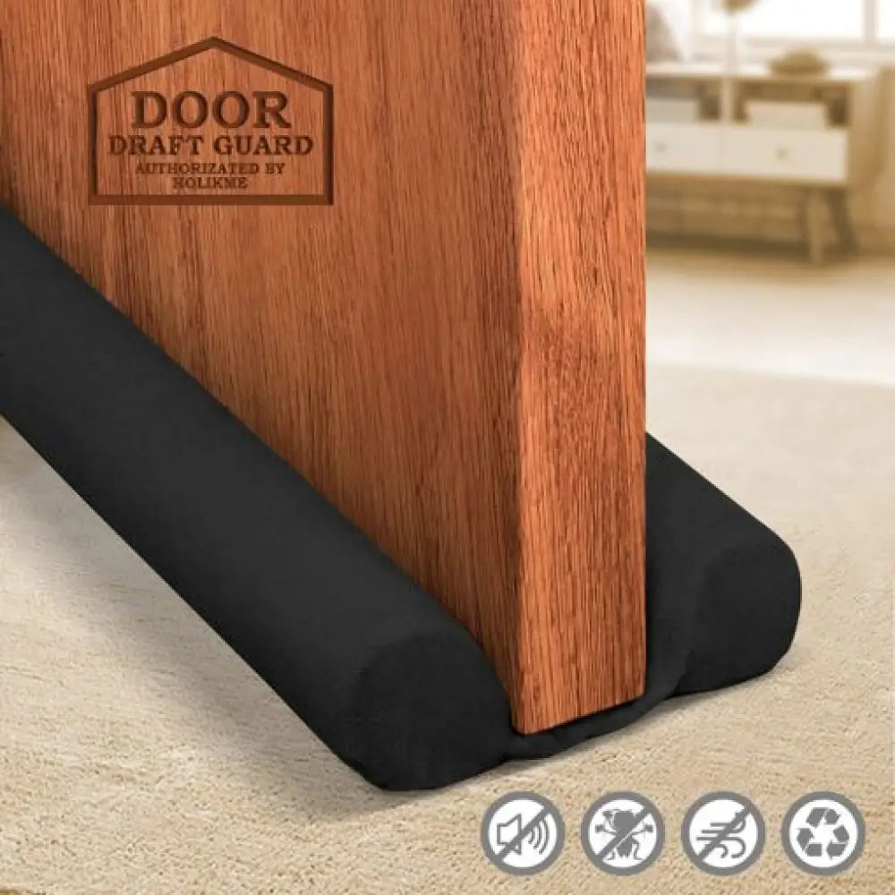 Twin Door Draft Stopper Stripping Window Breeze Blocker