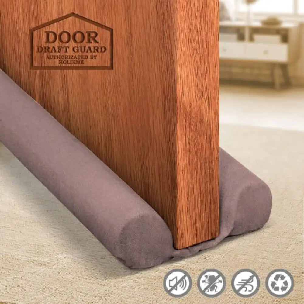 Twin Door Draft Stopper Stripping Window Breeze Blocker