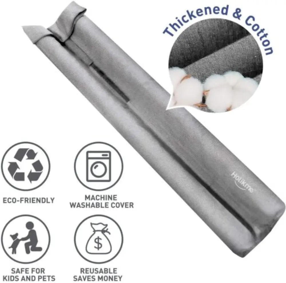 Twin Door Draft Stopper Stripping Window Breeze Blocker