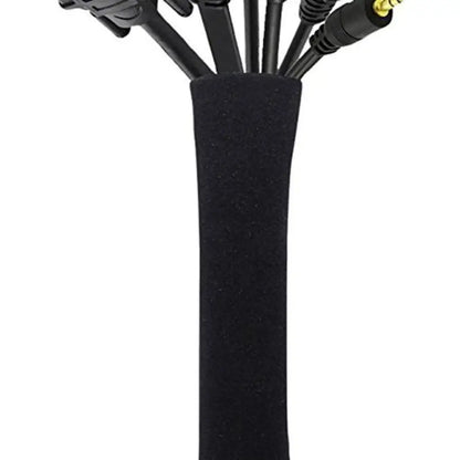 Universal Cable Management Sleeve Cord Organizer with Zipper - 5 Pcs