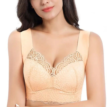 Ultimate Lift Stretch Full-Figure Seamless Lace Cut-Out Bra