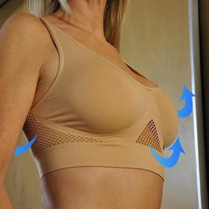 Ultra Comfort Air Bra – Wire-Free, Honeycomb Mesh