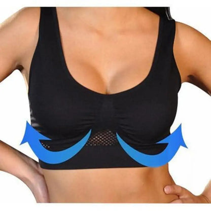 Ultra Comfort Air Bra – Wire-Free, Honeycomb Mesh