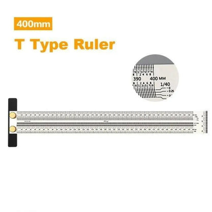 Ultra Precision Marking Ruler – 0.25mm, 4 Sizes, No Parallax