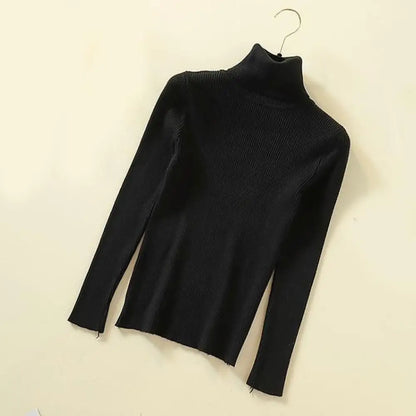 Ultra-Soft Thermal Turtleneck Jumper – 19 Colors, One Size