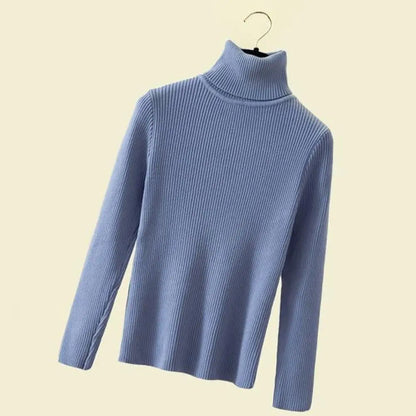Ultra-Soft Thermal Turtleneck Jumper – 19 Colors, One Size