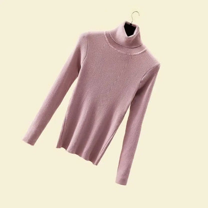 Ultra-Soft Thermal Turtleneck Jumper – 19 Colors, One Size