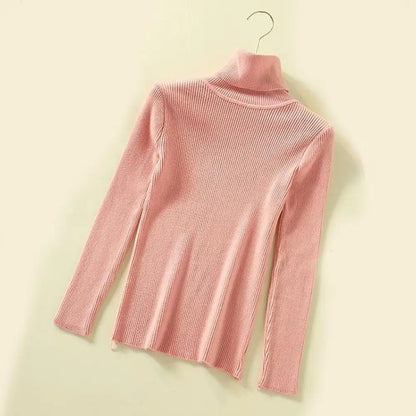 Ultra-Soft Thermal Turtleneck Jumper – 19 Colors, One Size