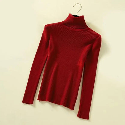 Ultra-Soft Thermal Turtleneck Jumper – 19 Colors, One Size