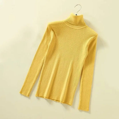 Ultra-Soft Thermal Turtleneck Jumper – 19 Colors, One Size