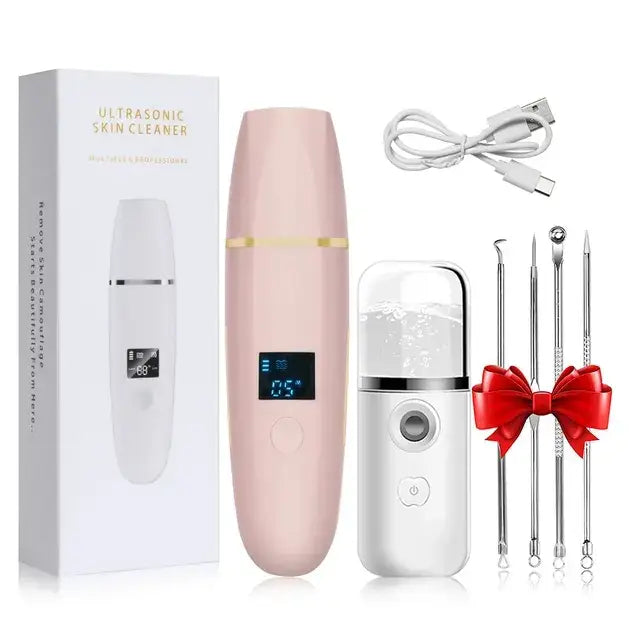 Ultrasonic Skin Scrubber Blackhead Peeling Remover