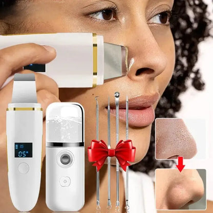 Ultrasonic Skin Scrubber Blackhead Peeling Remover