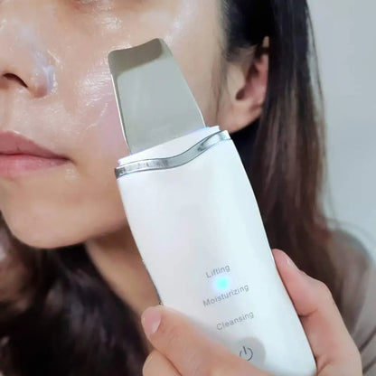 Ultrasonic Skin Scrubber – 3 Modes, Deep Cleanse & Lift