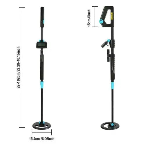 Underground Metal Detector Waterproof Portable Adjustable Length Gold Hunter