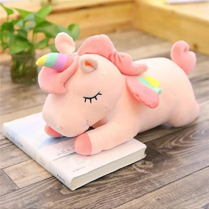 Unicorn Pillow Plushie – Super Soft, Wings, 40cm & 50cm