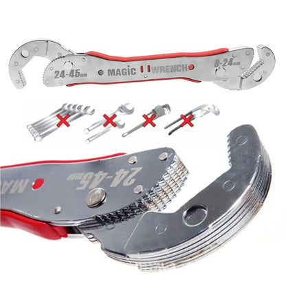 Universal Adjustable Claw Wrench – Double-Sided, 8–45mm