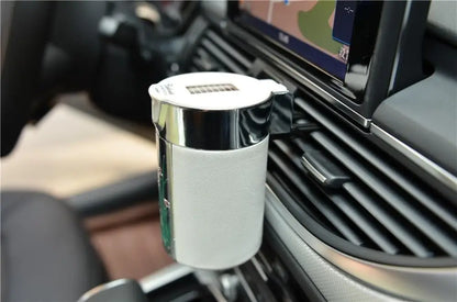 Universal Car Spark Tray – Carbon Fiber, LED, Smokeless