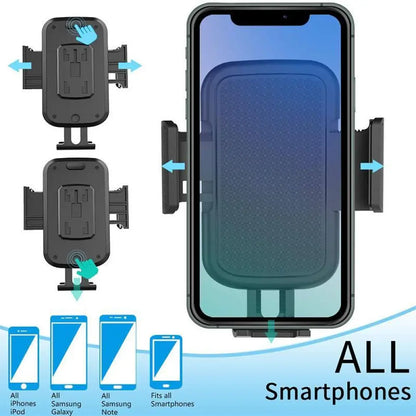 Universal Cup Holder Phone Mount – 360° Rotation, Type A/B