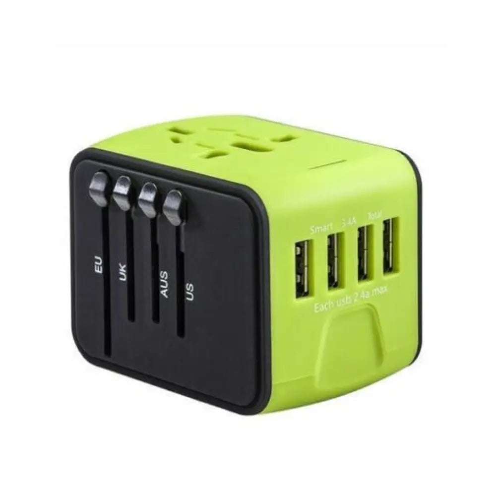 Universal Smart Travel Adapter – 150 Countries 4 USB Ports