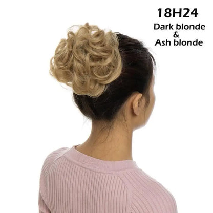 Updo Curly Bun Extension – Instant Volume Hair Piece