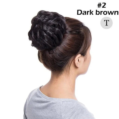 Updo Curly Bun Extension – Instant Volume Hair Piece
